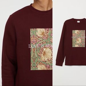 h&m mens crew neck sweater